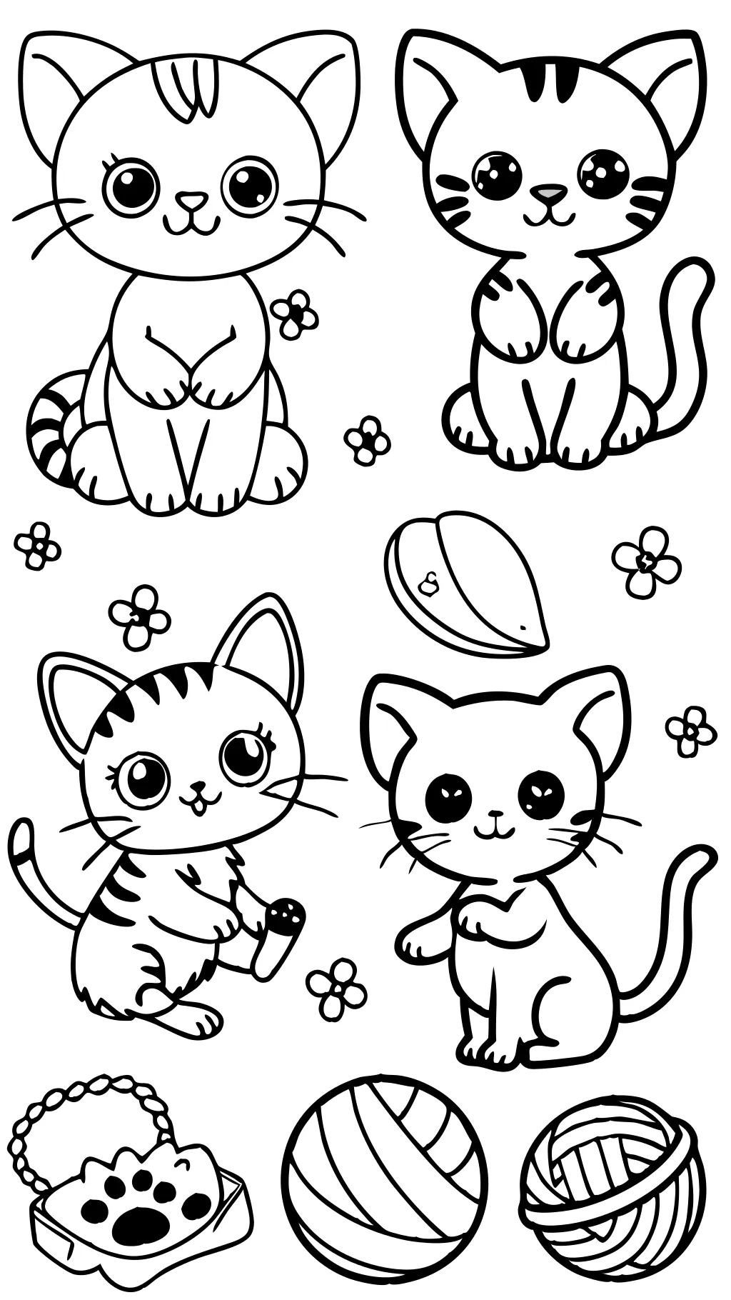 free printable coloring pages kittens